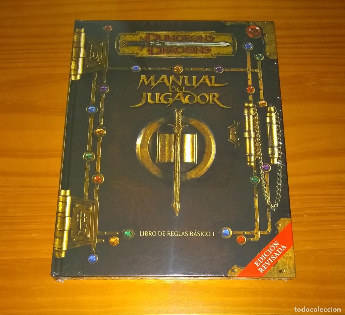 Juegos antiguos: MANUAL DEL JUGADOR LIBRO DE REGLAS B&Aacute;SICO I DUNGEONS & AND DRAGONS JUEGO DE ROL DEVIR PRECINTADO
