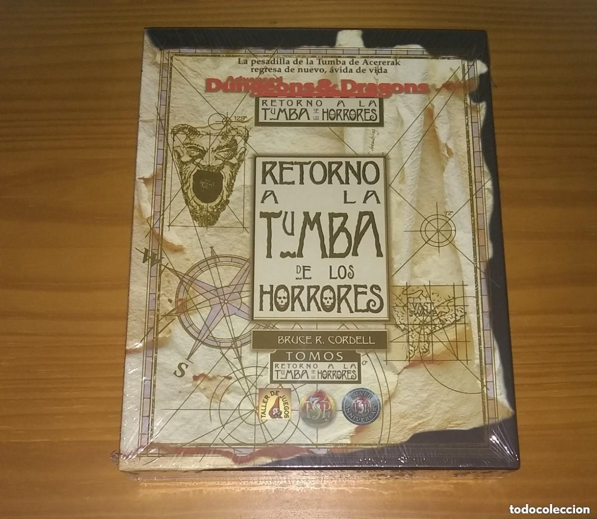 Juegos antiguos: ADVANCED DUNGEONS & AND DRAGONS RETORNO A LA TUMBA DE LOS HORRORES JUEGO DE ROL PRECINTADO
