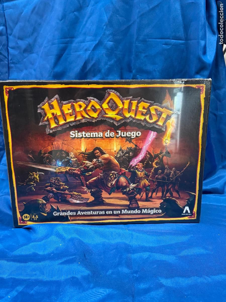 Juegos Antiguos: M&Iacute;TICO JUEGO DE MESA HEROQUEST: SISTEMA DE JUEGO (AVALON HILL / HASBRO) - EDICI&Oacute;N RENOVADA EN ESPA&Ntilde;O
