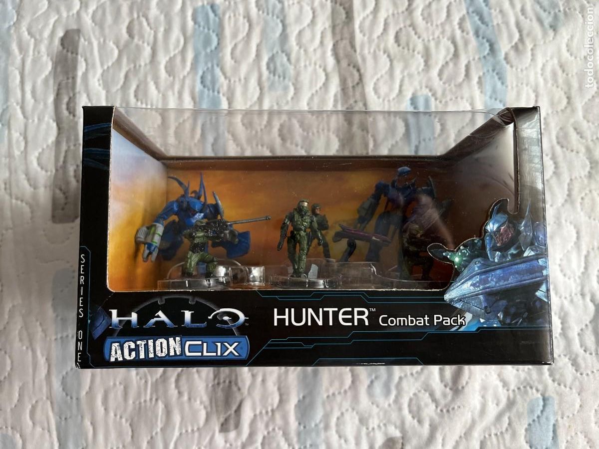 Juegos Antiguos: HALO ACTION CLIX HUNTER COMBAT PACK - KREATEN MINIATURAS ROL