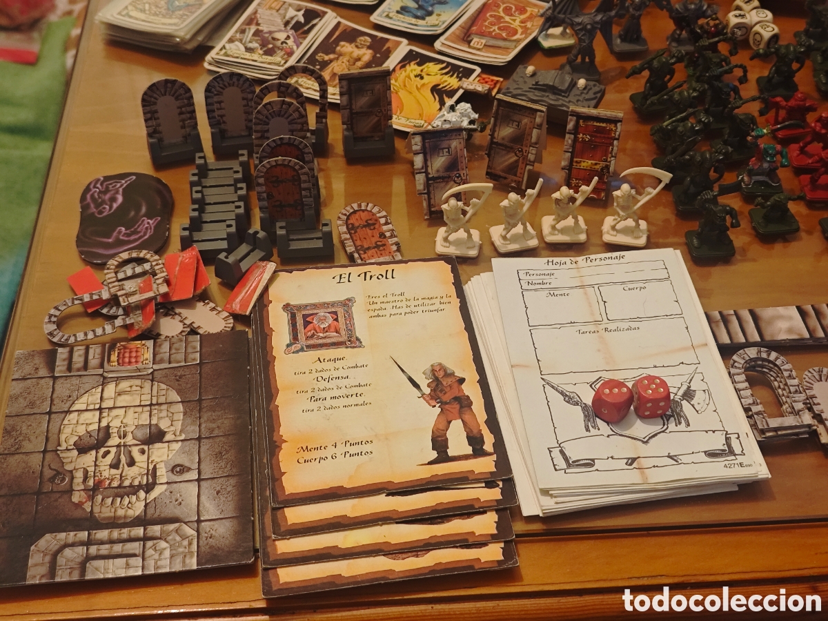 Juegos antiguos: Antiguo Juego HeroQuest.. (Incompleto). - Foto 5