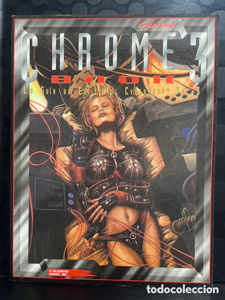 Juegos Antiguos: CHROME BOOK VOL.3 CYBERPUNK 2000 : LA GU&Iacute;A DE ESTILO DE CYBERPUNK M+D EDITORES CHROMEBOOK ( 1997 )