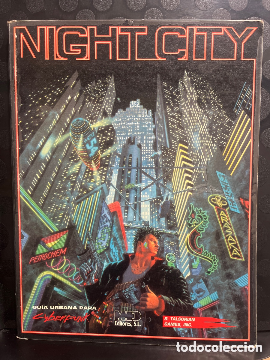 Juegos Antiguos: NIIGHT CITY : GUIA URBANA PARA CYBERPUNK 2000 Ed R. TALSORIAN GAMES ( 2000 )