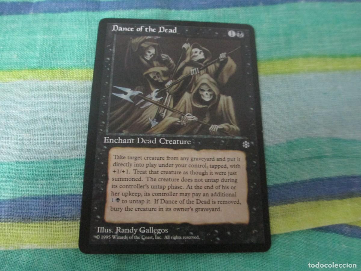 Juegos Antiguos: Carta de coleccion Magic The Garthering, Dance of the Dead