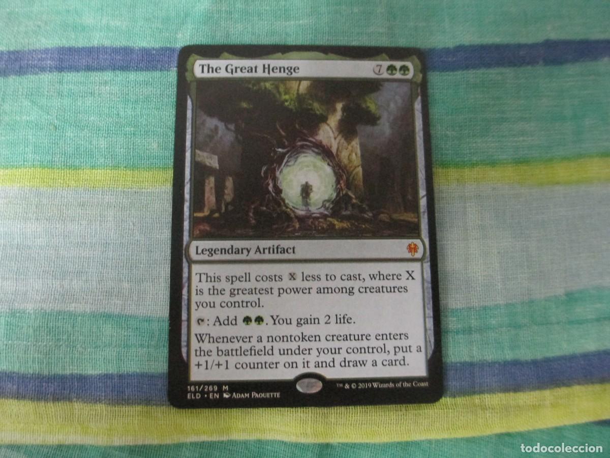 Juegos Antiguos: Carta de coleccion Magic The Garthering The Great Henge