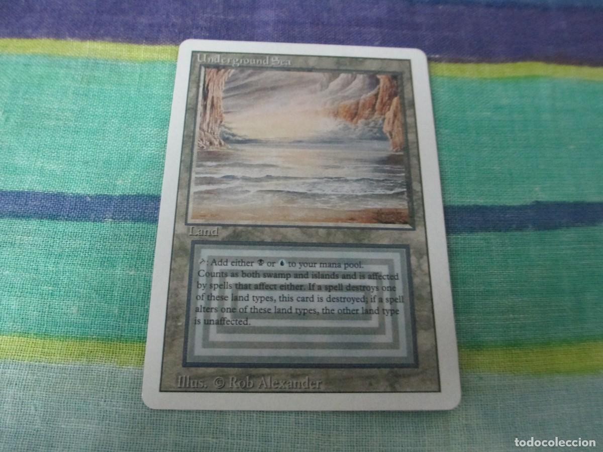 Juegos Antiguos: Carta de coleccion Magic The Garthering, Underground Sea