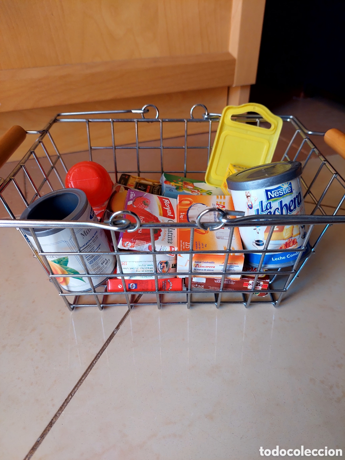 Jogos Antigos: Pack cesta y alimentos de marca antiguos