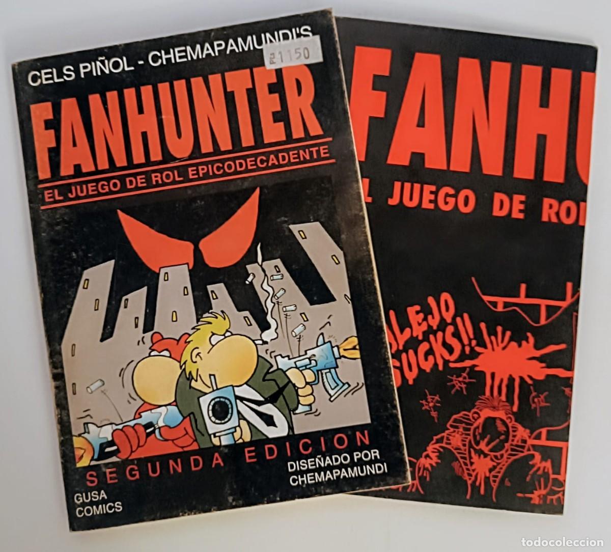 Juegos Antiguos: Fanhunter Juego de Rol + Pantalla (1993) Gusa Comics - VG++