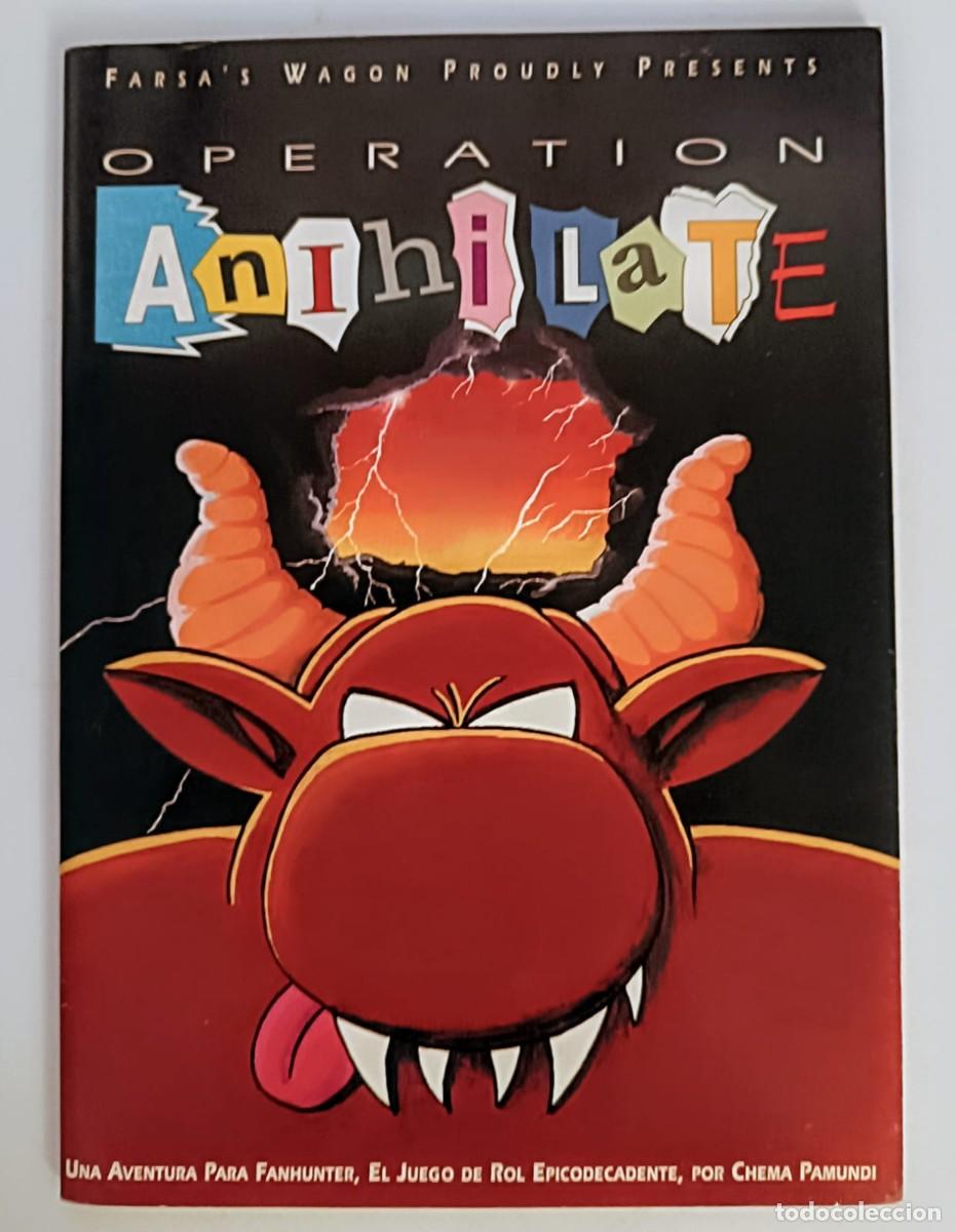 Juegos Antiguos: Operation Anihilate Suplemento (1994) Farsa's Wagon - MINT