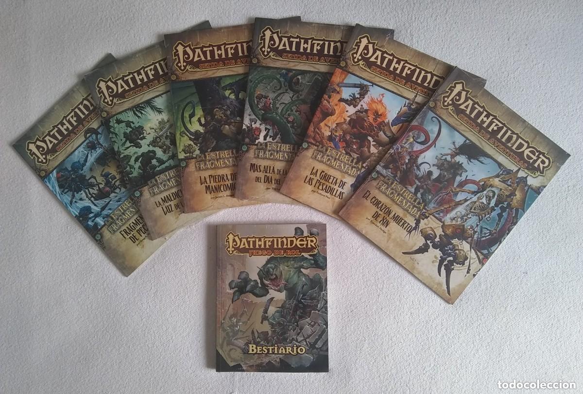 Juegos Antiguos: PATHFINDER: LA ESTRELLA FRAGMENTADA 1-6 + BESTIARIO JUEGO DE ROL DEVIR PRECINTADO