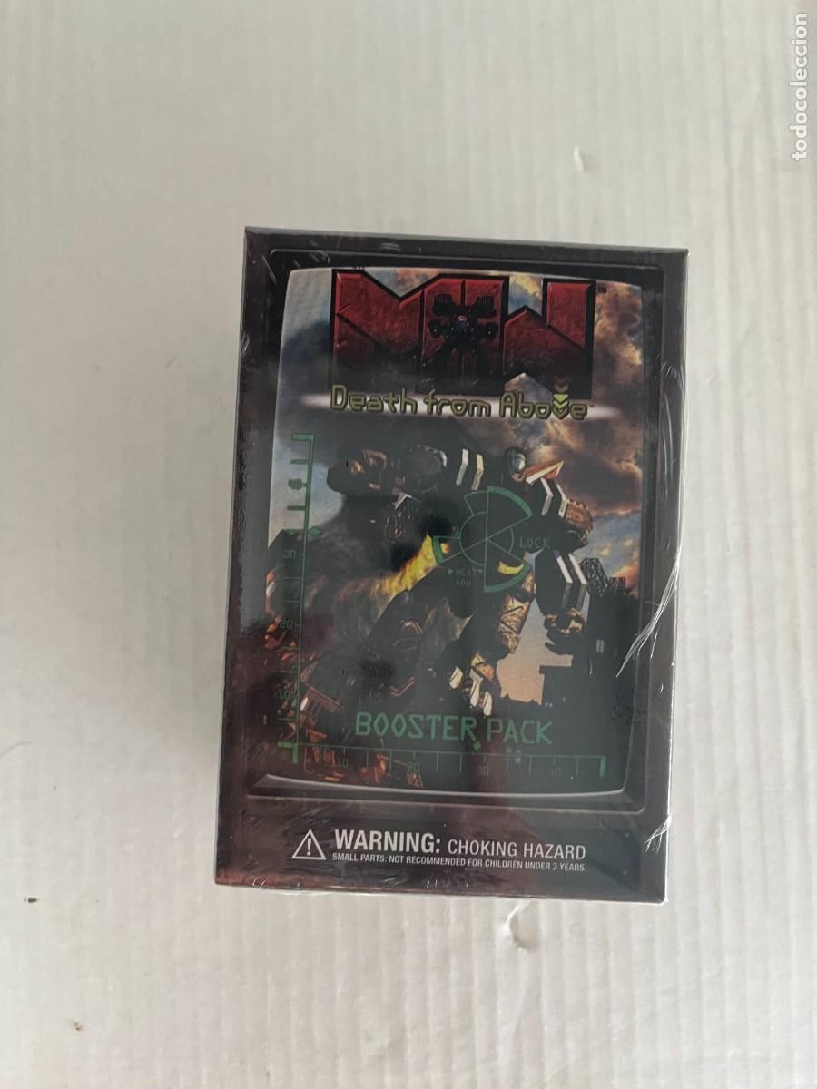 Juegos Antiguos: MECHWARRIOR MECH WARRIOR DEATH FROM ABOVE BOOSTER CAJITA MINIATURA - KREATEN