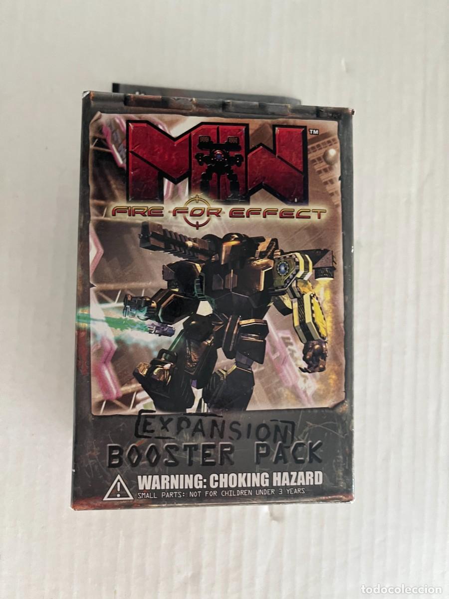 Juegos Antiguos: MECHWARRIOR MECH FIRE FROM EFFECT BOOSTER CAJITA MINIATURA - KREATEN