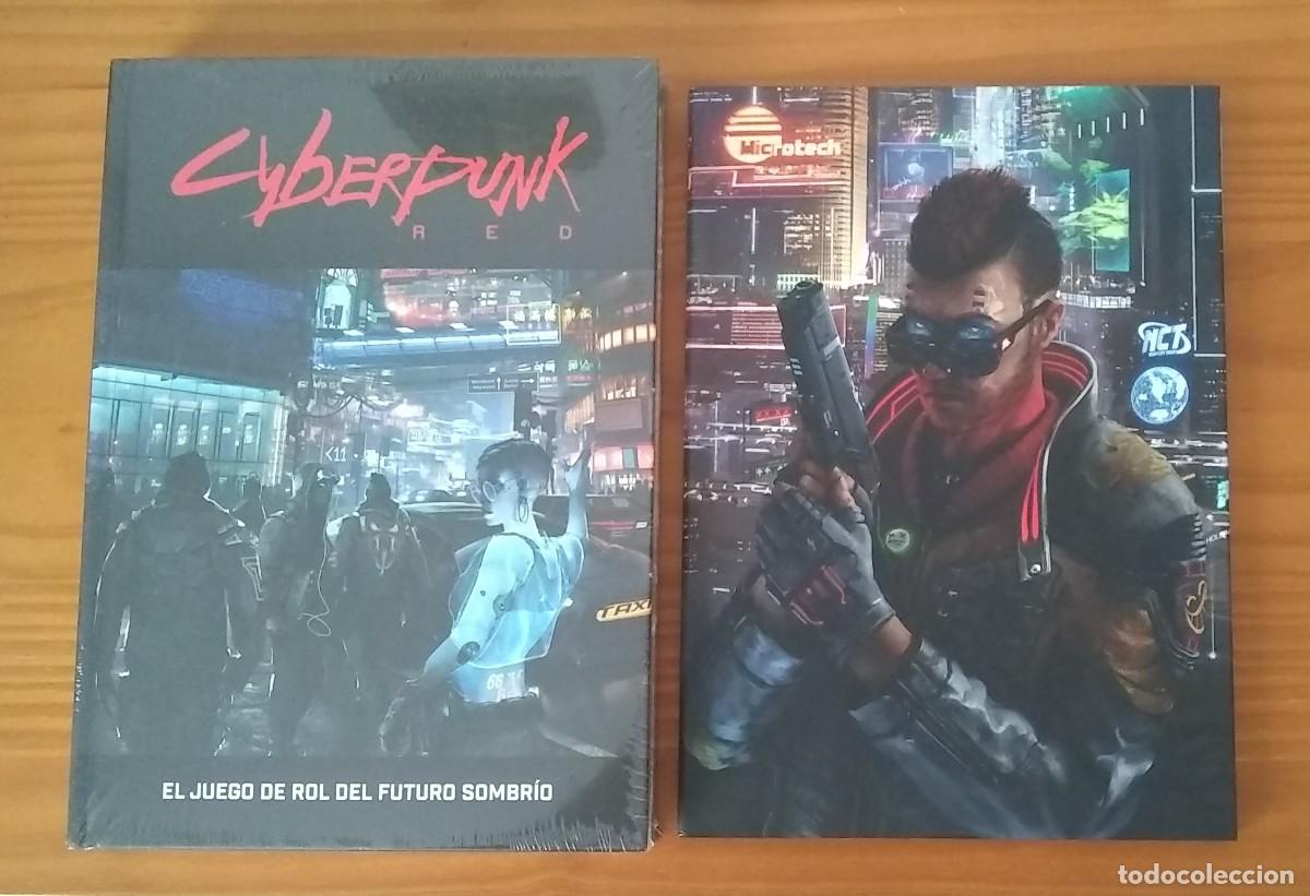 Juegos antiguos: CYBERPUNK RED EL JUEGO DE ROL DEL FUTURO SOMBR&Iacute;O LIBRO B&Aacute;SICO + PANTALLA DE DATOS HOLOCUBIERTA