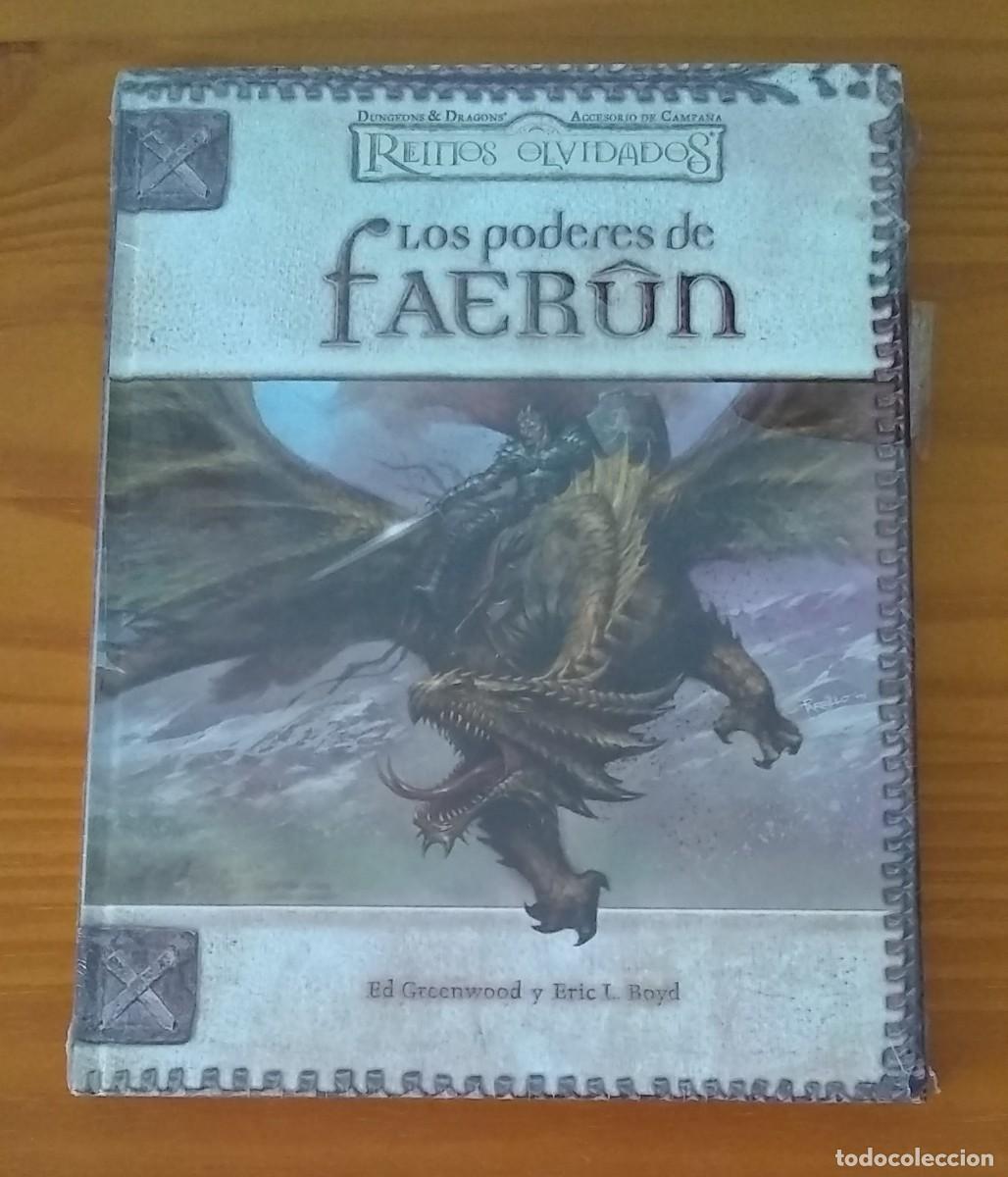 Juegos antiguos: LOS PODERES DE FAERUN DUNGEONS & AND DRAGONS REINOS OLVIDADOS ROL DEVIR PRECINTADO