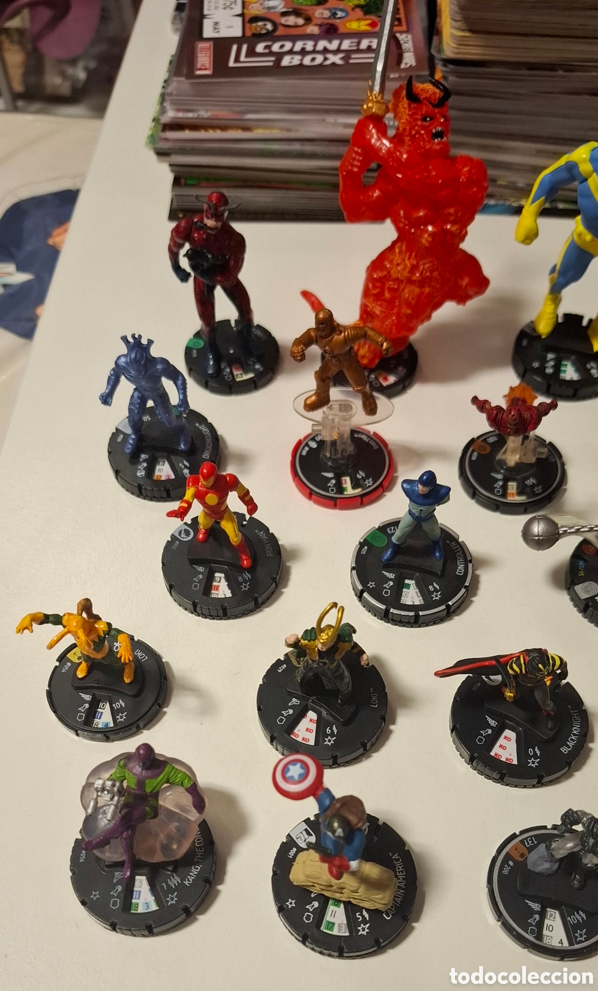 Juegos antiguos: Heroclix Marvel lote universo Avengers - Foto 5
