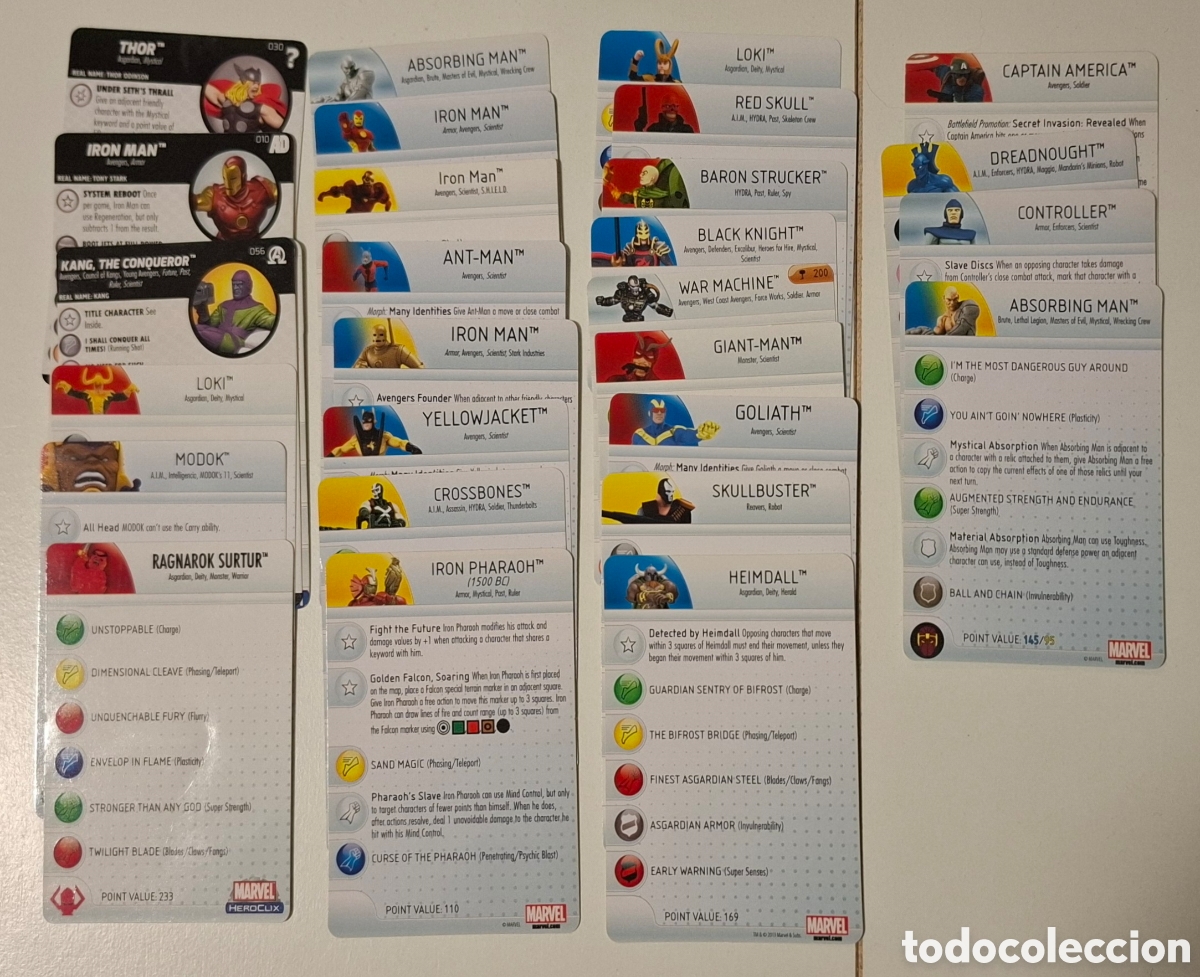 Juegos antiguos: Heroclix Marvel lote universo Avengers - Foto 8