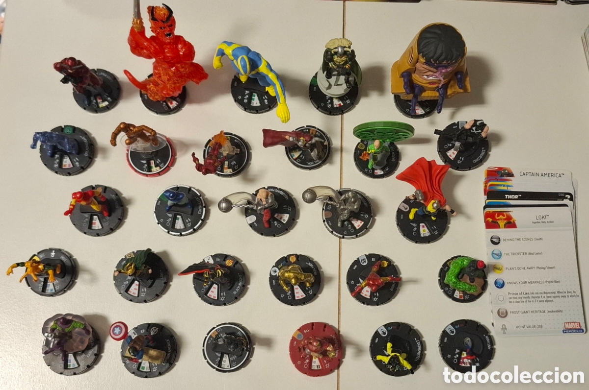 Juegos antiguos: Heroclix Marvel lote universo Avengers