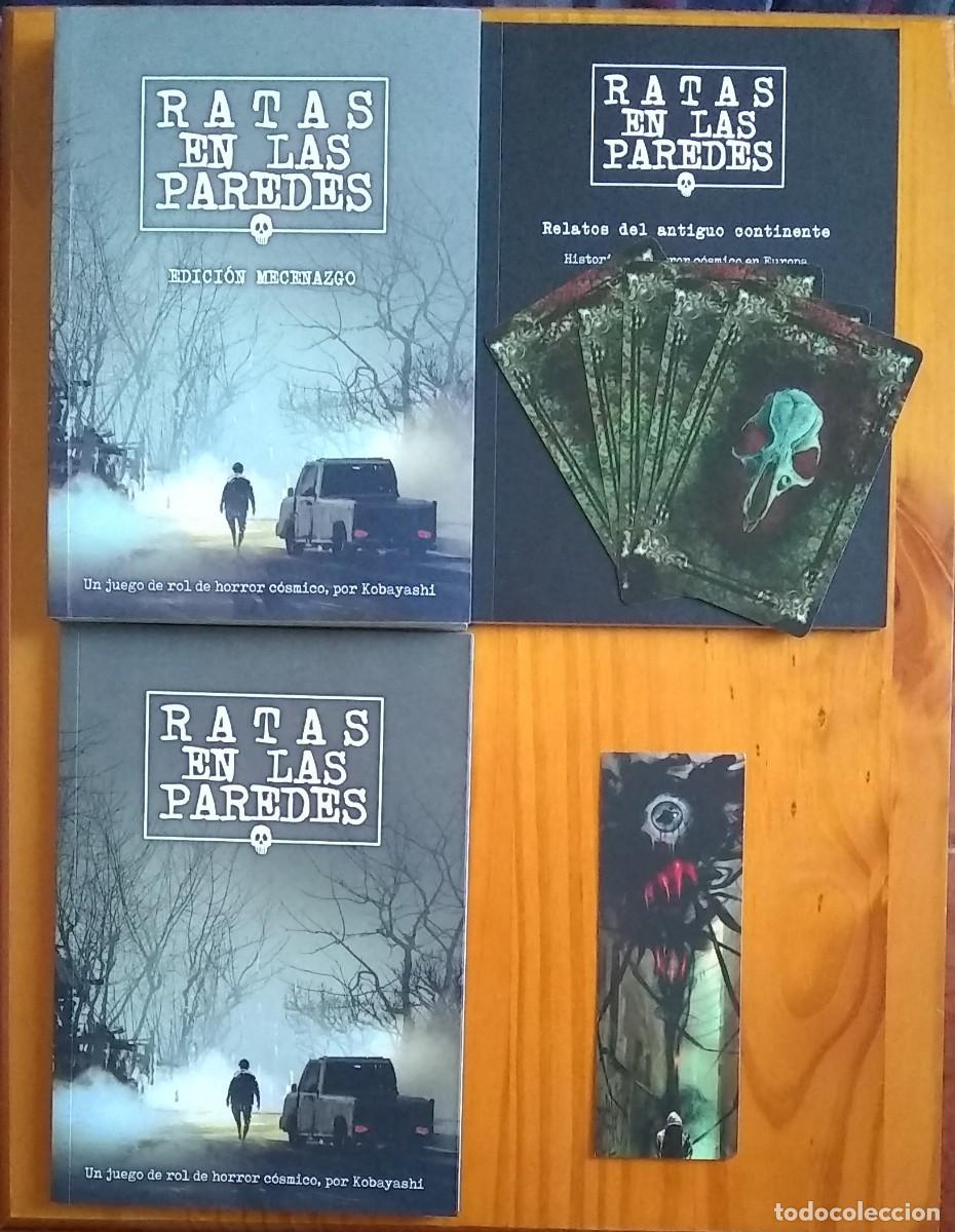 Juegos antiguos: PACK RATAS EN LAS PAREDES EDICI&Oacute;N MECENAZGO + B&Aacute;SICA + RELATOS + CARTAS JUEGO DE ROL THE HILLS PRESS