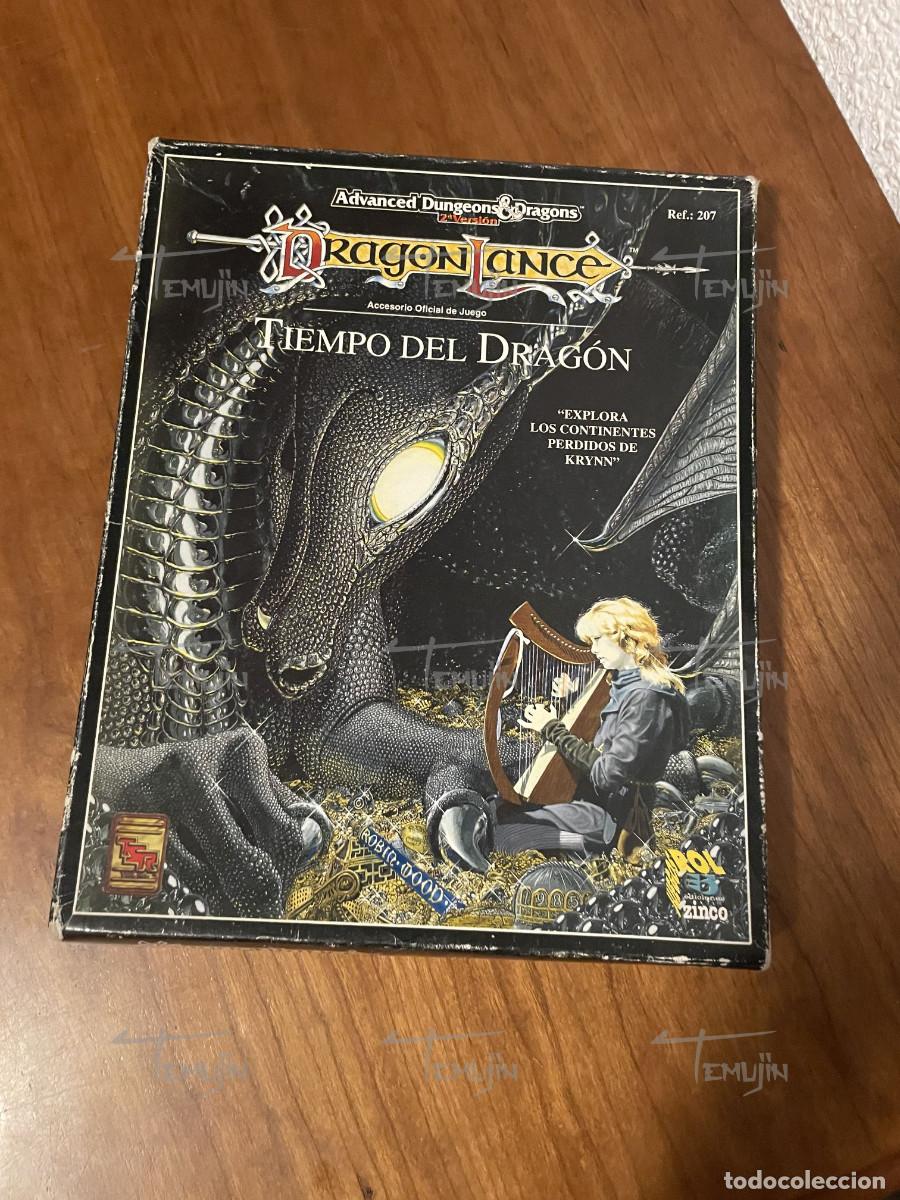 Juegos antiguos: Advanced Dungeons And Dragons 2 Dragonlance - Tiempo del Dragon - juego de rol