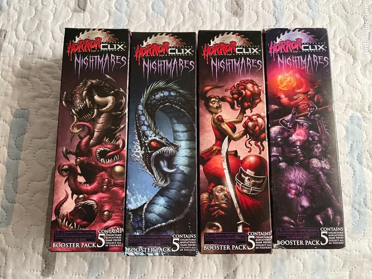 Juegos antiguos: 4 HORRORCLIX NIGHTMARES HORRO CLIX NUEVOS - KREATEN