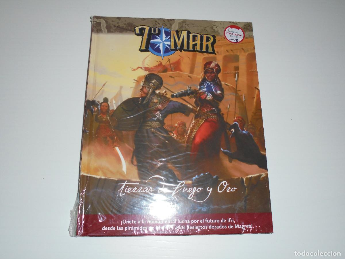 Juegos antiguos: 7&ordm; MAR ( TIERRAS DE FUEGO Y ORO ) - JUEGO DE ROL - NUEVO - NOSOLOROL
