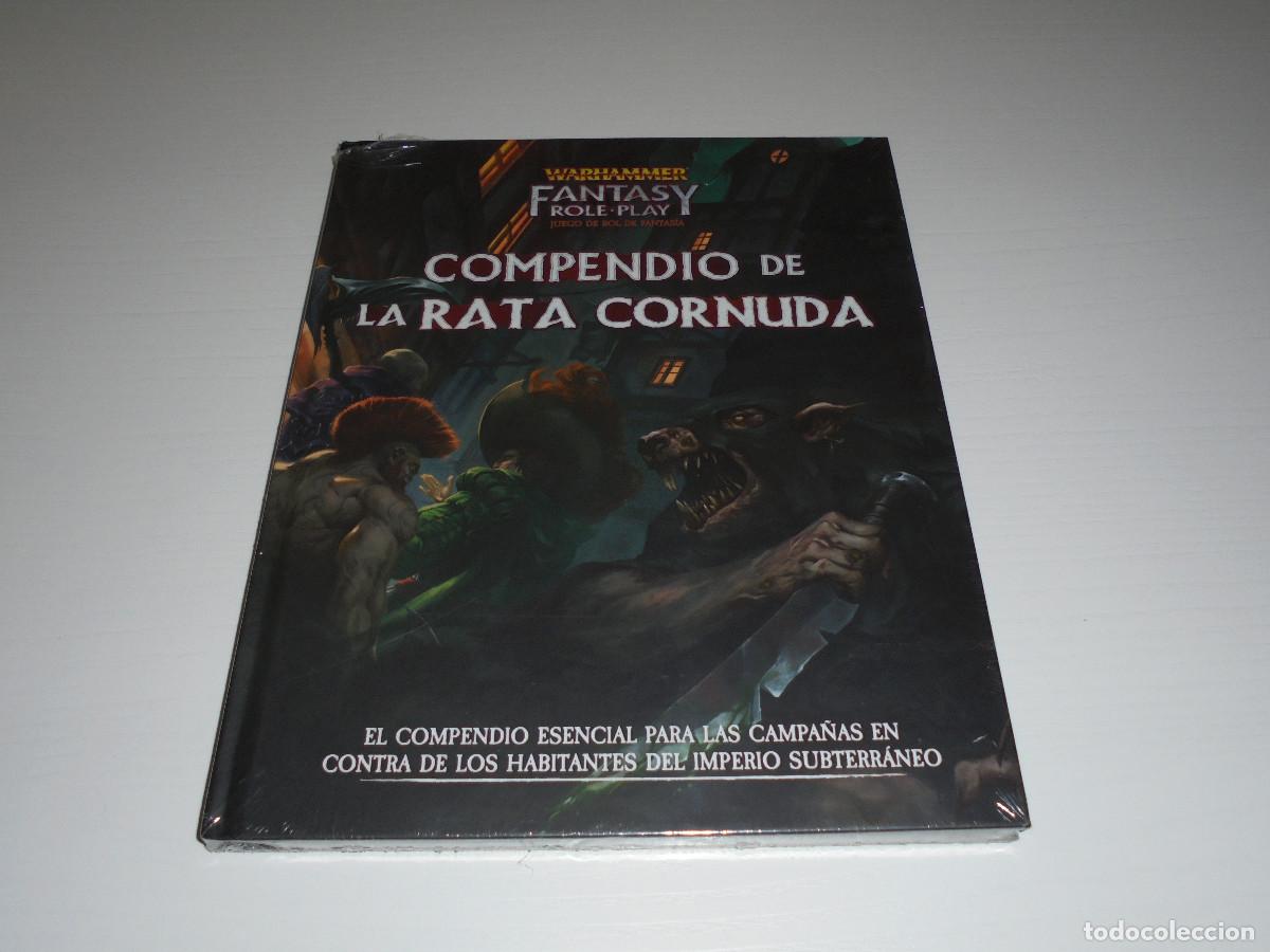 Juegos antiguos: WARHAMMER ( COMPEDIO DE LA RATA CORNUDA ) - JUEGO DE ROL - NUEVO - FANTASY ROLE-PLAY