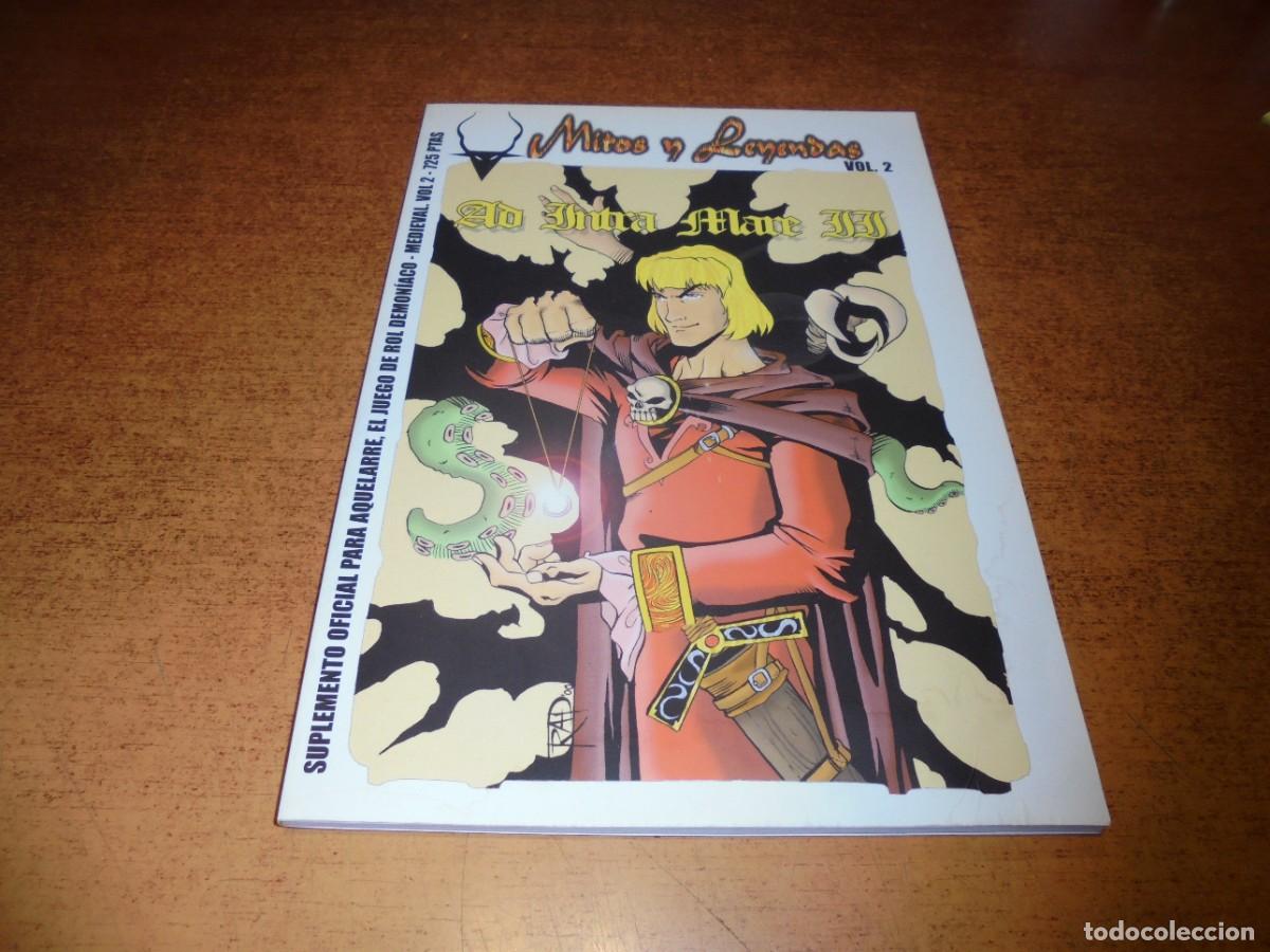 Juegos antiguos: JUEGO DE ROL MITOS Y LEYENDAS VOL 2 AD INTRA MARE (AQUELARRE EL JUEGO DEMON&Iacute;ACO MEDIEVAL. PANDORA)