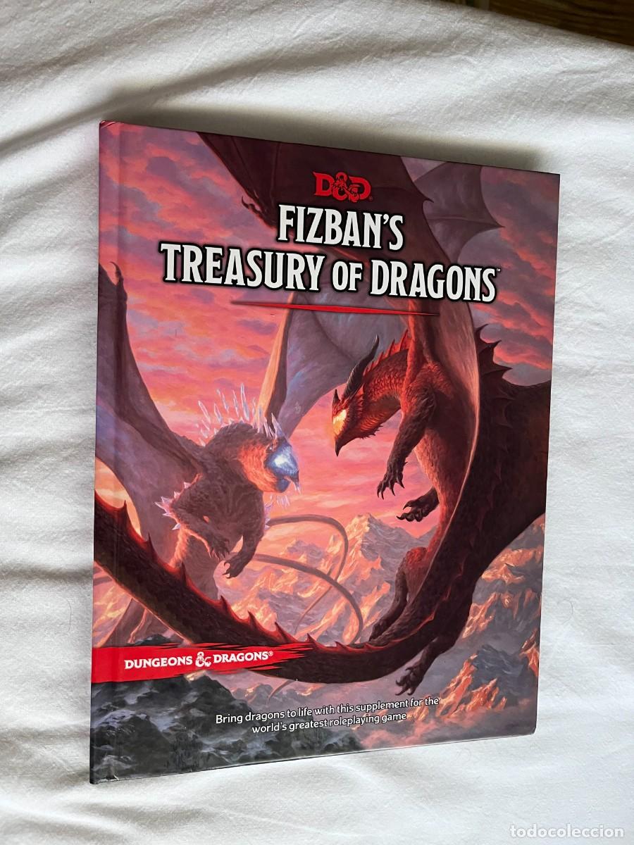 Juegos antiguos: DUNGEONS AND DRAGONS FIZBANS TREASURY OF DRAGONS - LIBRO COMO NUEVO D&D KREATEN