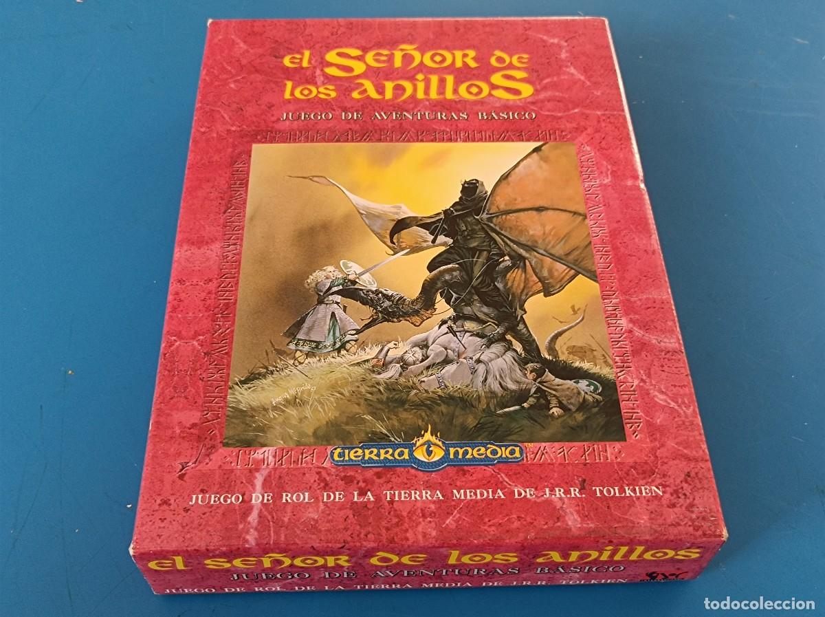 Juegos antiguos: JUEGO DE ROL COMPLETO EL SE&Ntilde;OR DE LOS ANILLOS AVENTURA DE LA TIERRA MEDIA JOC INTERNACIONAL