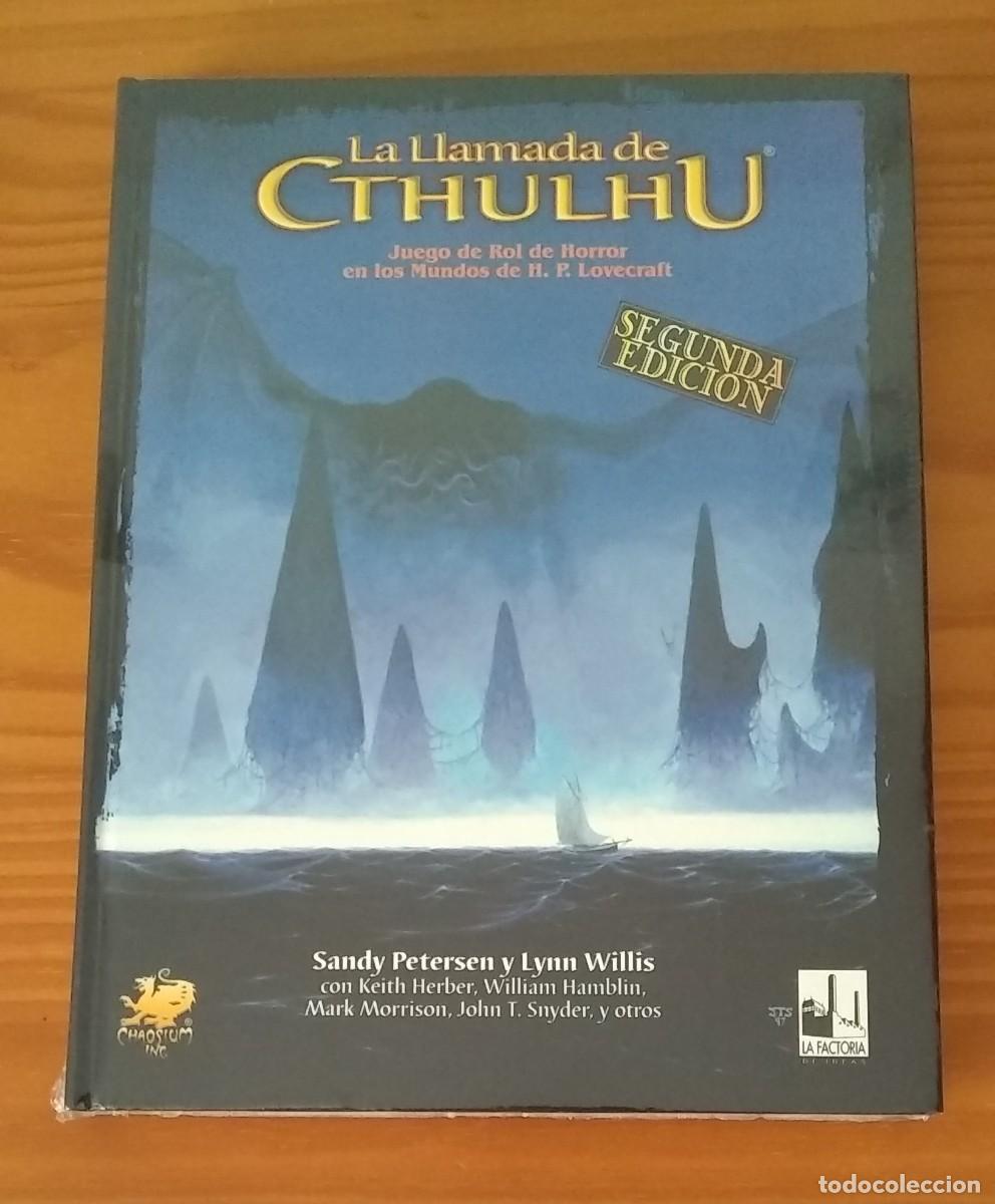 Juegos antiguos: LA LLAMADA DE CTHULHU LIBRO B&Aacute;SICO JUEGO DE ROL LA FACTOR&Iacute;A PRECINTADO