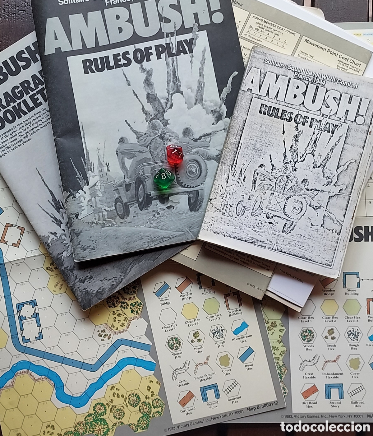 Juegos antiguos: Wargame Ambush y su ampliaci&oacute;n Move Out. - Foto 2