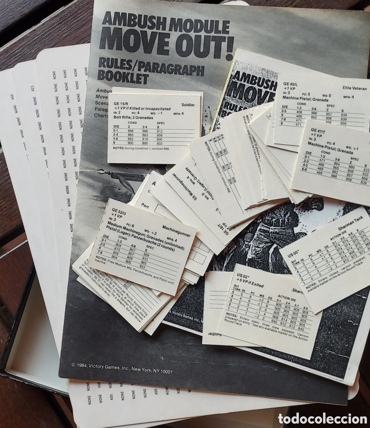 Juegos antiguos: Wargame Ambush y su ampliaci&oacute;n Move Out. - Foto 4
