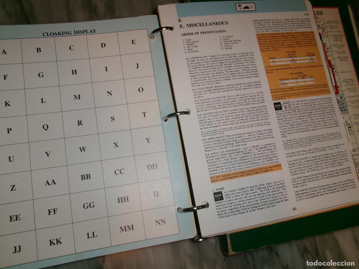 Juegos antiguos: Gran lote de Advanced Squad Leader de Avalon Hill - Foto 10