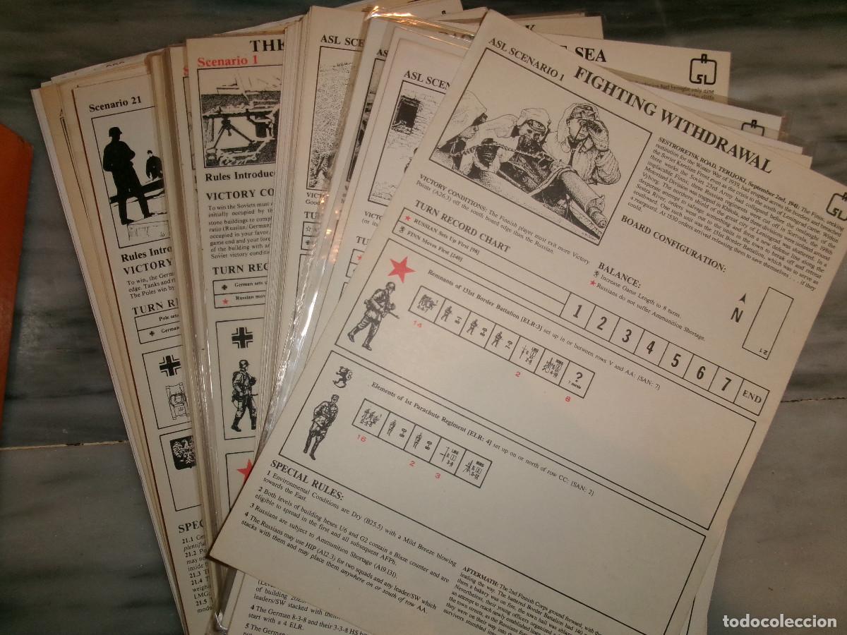 Juegos antiguos: Gran lote de Advanced Squad Leader de Avalon Hill - Foto 18