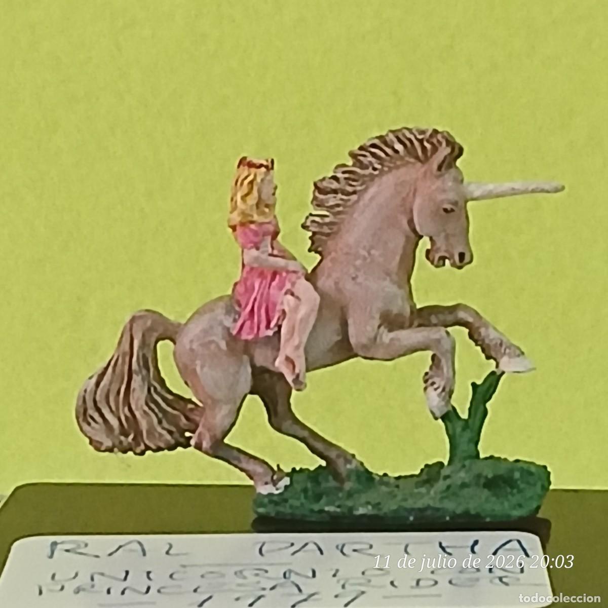 Juegos antiguos: Princesa Rider con Unicornio. Ral Partha, 1979.