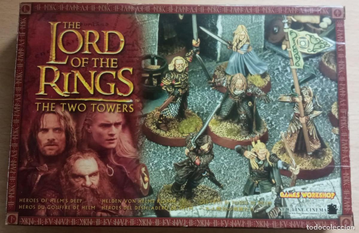 Juegos antiguos: Miniaturas de plomo de Las Dos Torres. El Se&ntilde;or de los Anillos. Games Workshop