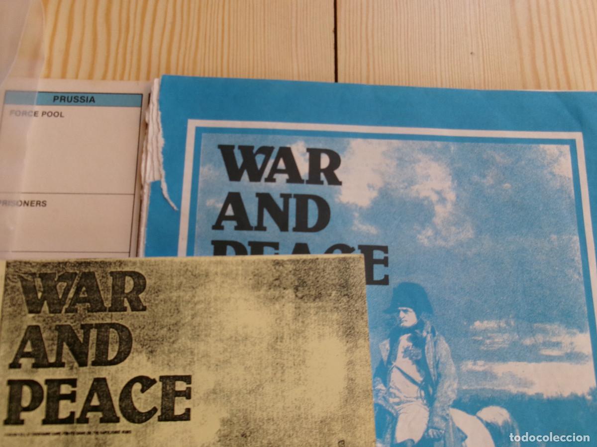 Juegos antiguos: War and Peace de Avalon Hill