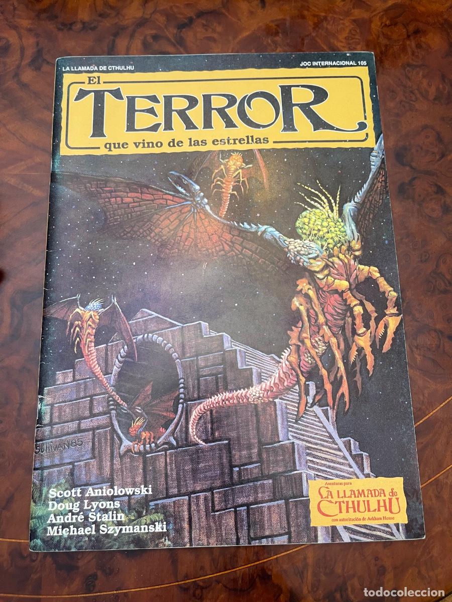 Juegos antiguos: Libro LA LLAMADA DE CTHULHU El terror que vino de las estrellas JOC Internacional 105 - JUEGO DE ROL
