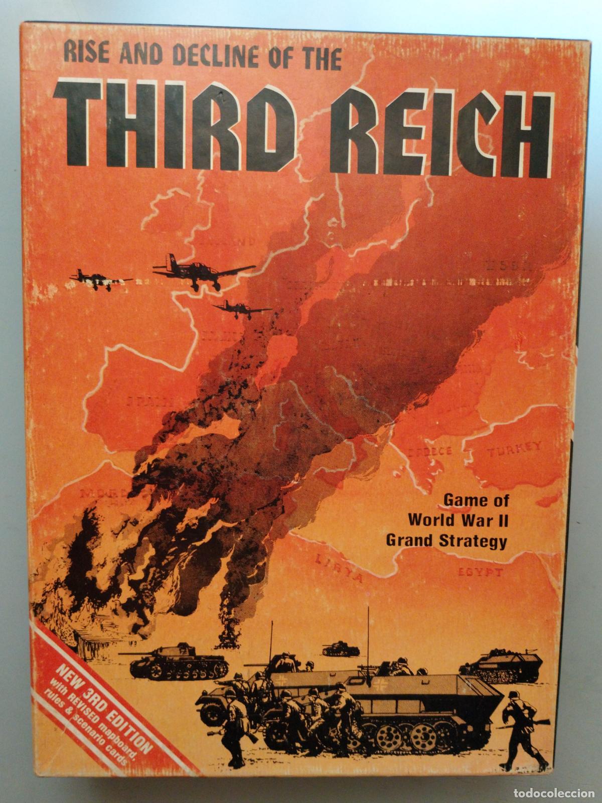 Juegos antiguos: wargame third reich. avalon hill