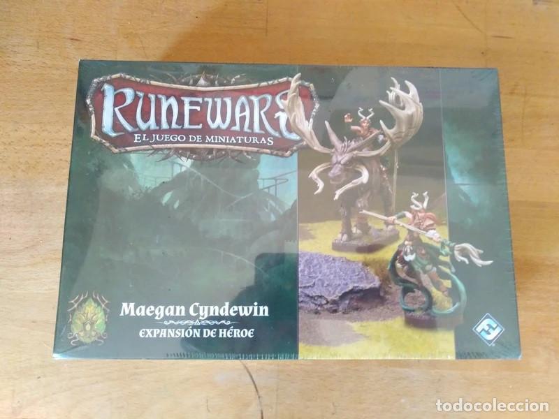 Juegos antiguos: Miniaturas rol Runewars jinete de alce Maegan Cyndewin