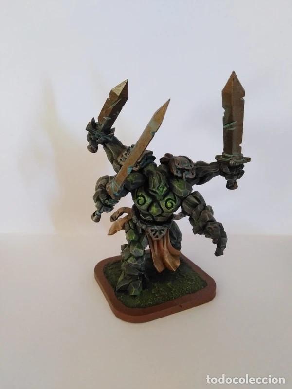 Juegos antiguos: Miniaturas rol Runewars G&oacute;lem R&uacute;nico 2 - Foto 2