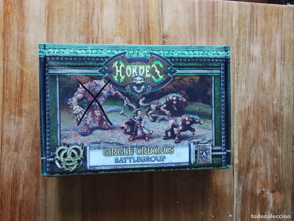 Juegos antiguos: Lote 3 Miniaturas Battlegroup Horde Circle of Orboros