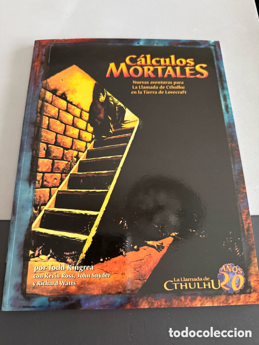 Juegos antiguos: LA LLAMADA DE CTHULHU. C&Aacute;LCULOS MORTALES. BUEN ESTADO