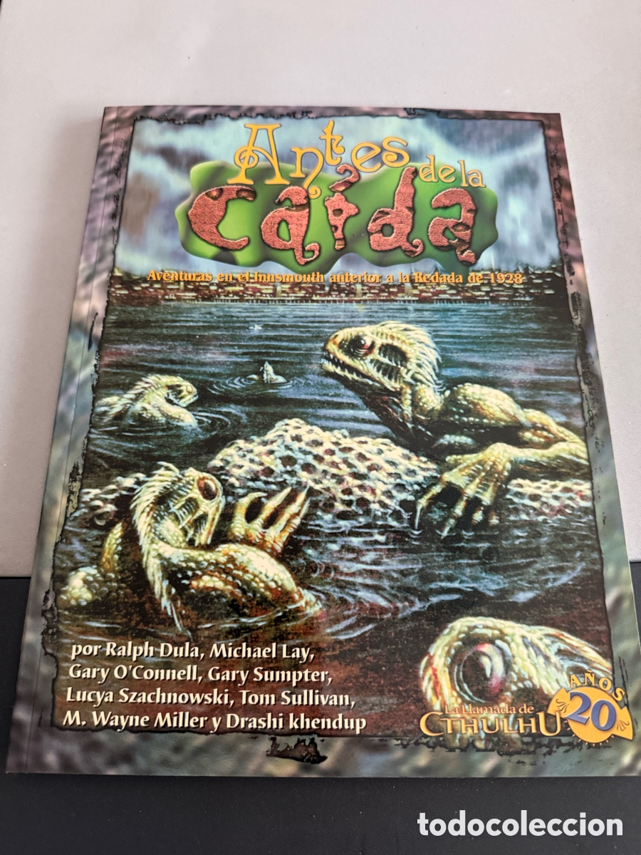 Juegos antiguos: LA LLAMADA DE CTHULHU. ANTES DE LA CA&Iacute;DA. BUEN ESTADO