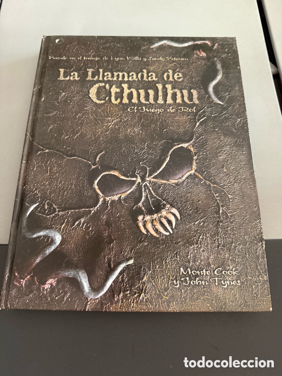 Juegos antiguos: LA LLAMADA DE CTHULHU. EL JUEGO DE ROL. TAPA DURA .