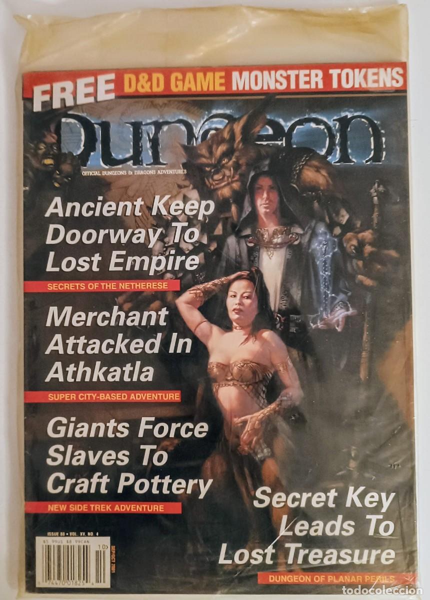 Juegos antiguos: Revista Dungeon 88 USA Monster Tokens MINT (Sealed) - Advanced Dungeons and Dragons
