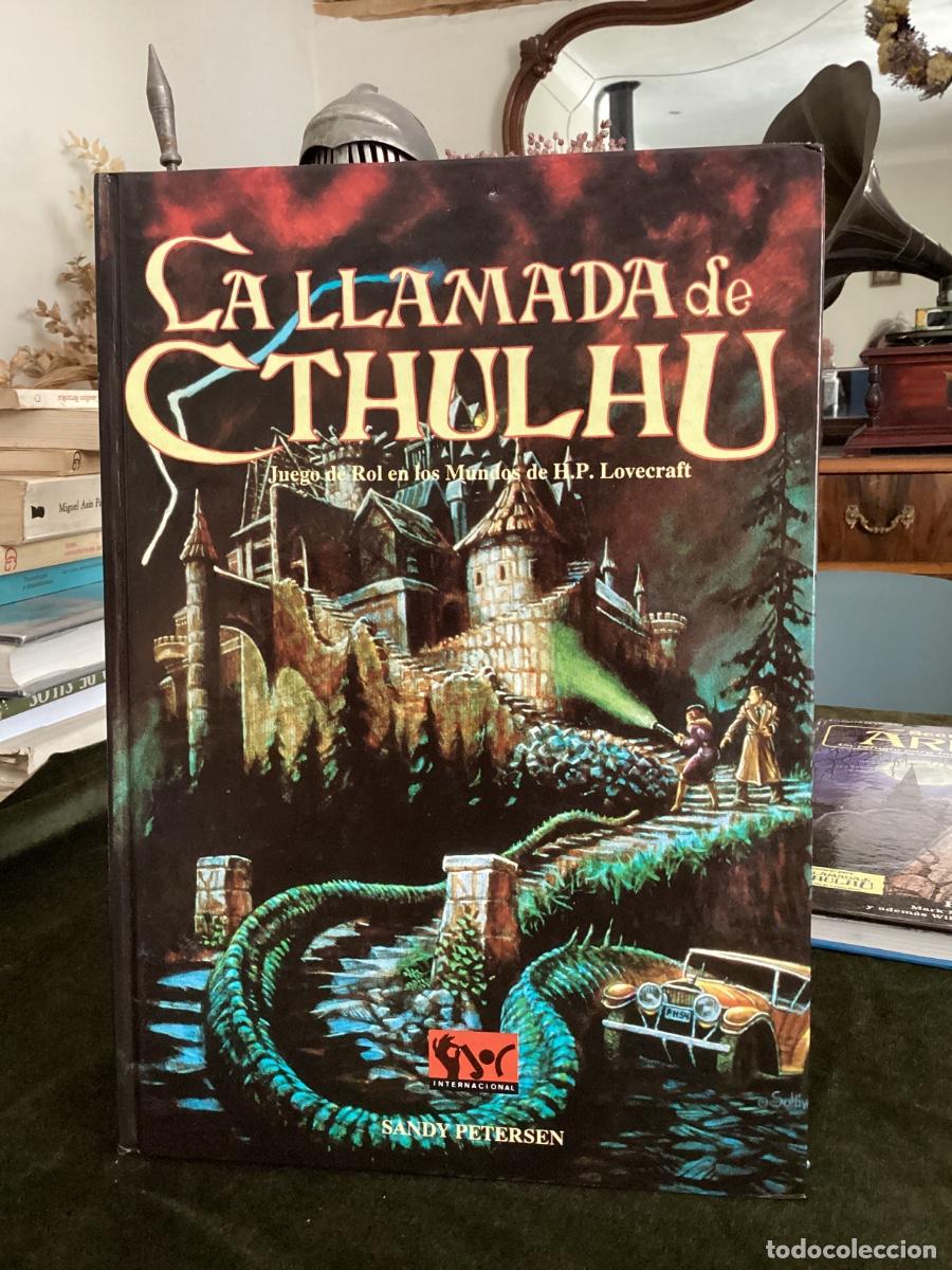 Juegos antiguos: PETERSEN: LA LLAMADA DE CTHULHU. JUEGO ROL MUNDOS DE LOVECRAFT. 1997.