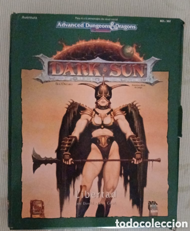 Juegos antiguos: ADVANCED DUNGEONS & DRAGONS &ndash; DARK SUN (Caja B&aacute;sica + Aventura &rdquo;Libertad&rdquo;) &ndash; Joc Internacional. 1993