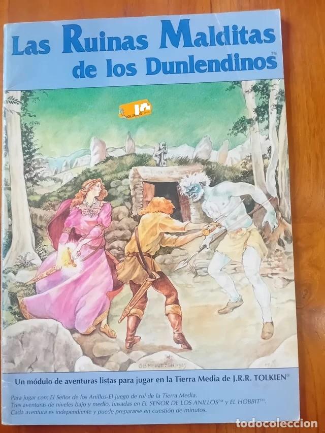 Juegos antiguos: LAS RUINAS MALDITAS DE LOS DUNLENDINOS SUPLEMENTO EL SE&Ntilde;OR DE LOS ANILLOS JUEGO DE ROL JOC