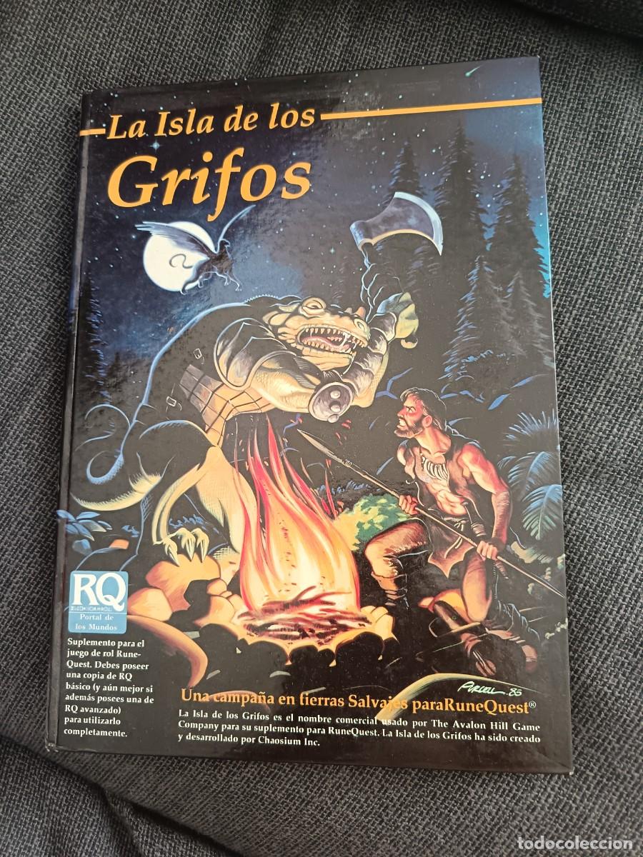 Old Games: Libro La isla de los Grifos. Rudy Kraf, Paul Jaquays, Greg Stafford, Sandy Petersen. JOC 1989